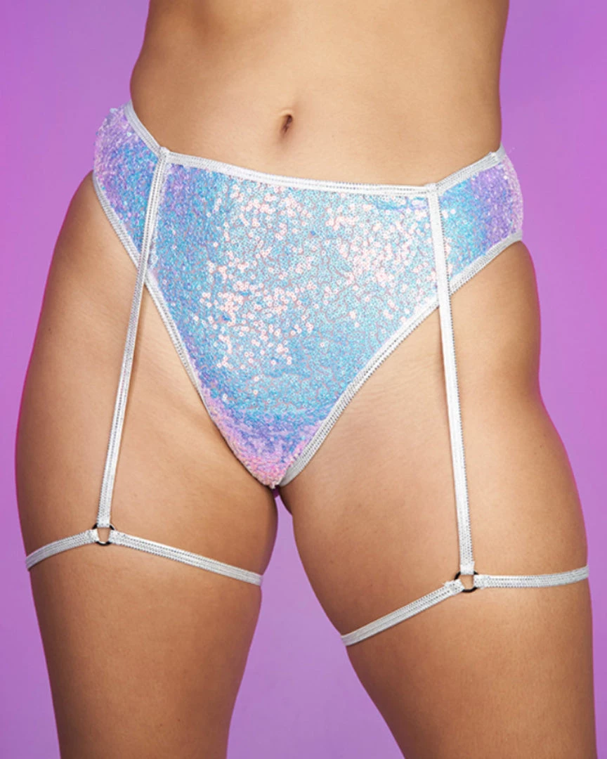 Roma Lavender Sugar Nova Garter Bottoms 1 Roma Lavender Sugar Nova Garter Bottoms