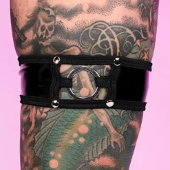 Bodyzone New Sugar Baby Black Leg Garter