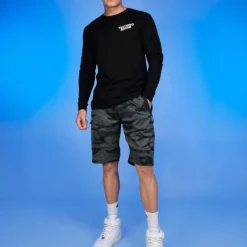 Phillip Marciano LLC Dark Grey Camo Men's Shorts