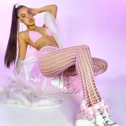 Hot And Delicious Pink Desert Trails 2pc Crochet Pant Set New