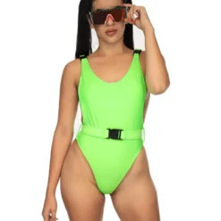 AE Buckle Up! Baywatch Rave Bodysuit