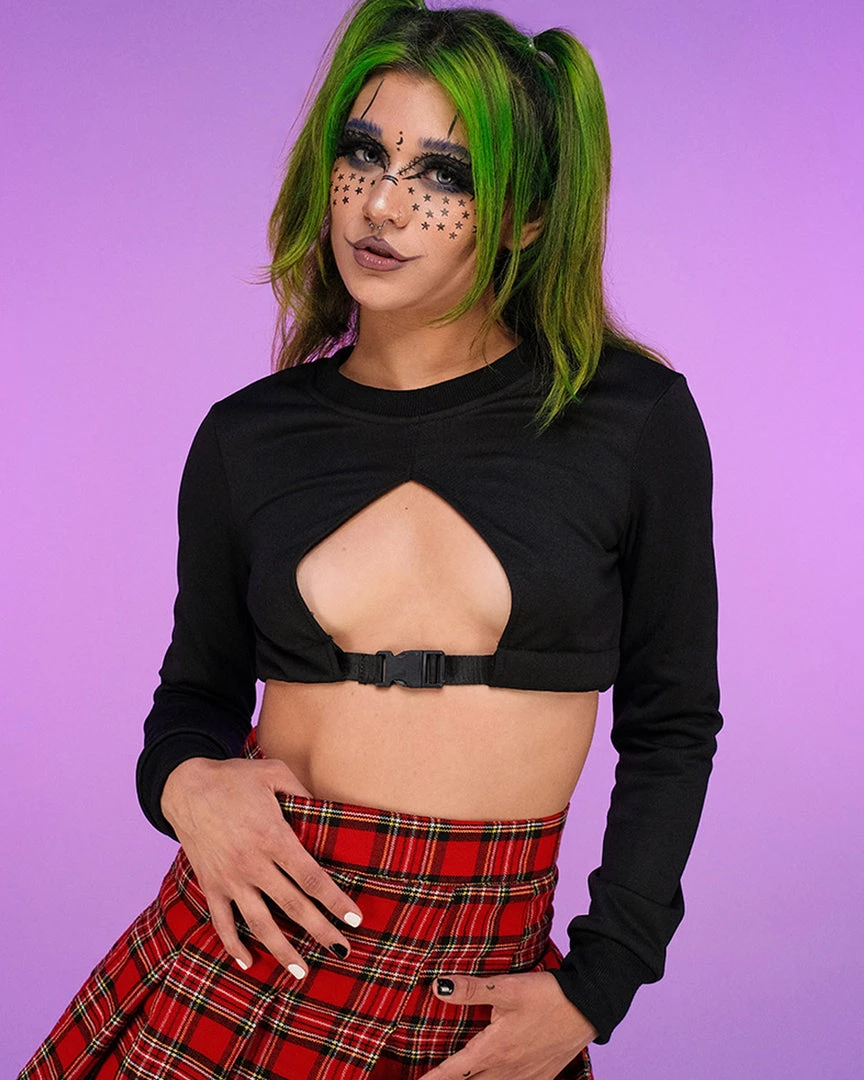 AE Buckle Keyhole Crop Top New 1 AE Buckle Keyhole Crop Top New