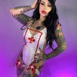 Roma 4pc Naughty Nurse Costume