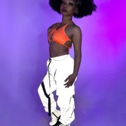 AE New Flash Reflective Cargo Pants