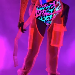 Hot And Delicious Sheer Possibilities Organza Chaps New