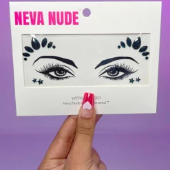 Neva Nude Black Magic Pixie Crystal Face Jewel Accessories