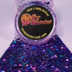 Xucai Deep Purple Holographic Glitter