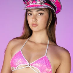 Roma New Pink Sugar Nova Keyhole Bikini Top