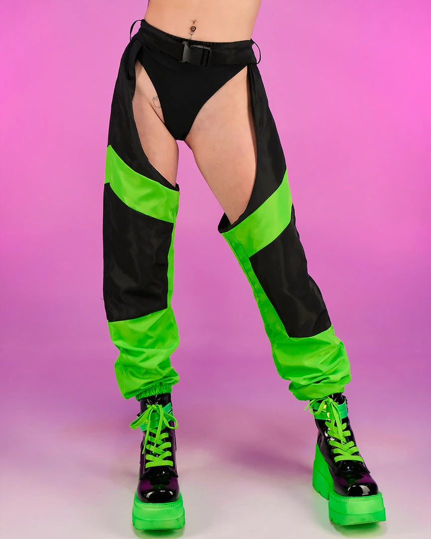 AE Toxic Green Chaps New 1 AE Toxic Green Chaps New