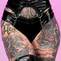 Bodyzone Sugar Baby Black Garter Belt