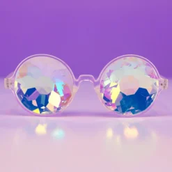 AE Retro Round Kaleidoscope Glasses Womens