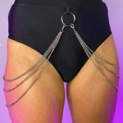 OhYes Fashion New Say A Prayer Cascading Chain High Waist Bottoms
