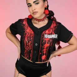 JARMOO New Break Yo Neck Headbanger Crop Jersey