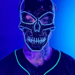 AE Full Skull LED Face Mask Accessories