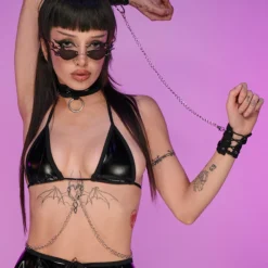 Bodyzone New Sugar Baby Black O-Ring Wrist Cuffs 5 Bodyzone New Sugar Baby Black O-Ring Wrist Cuffs