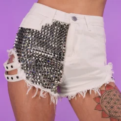 AE New Studded & Stunnin' Denim Shorts