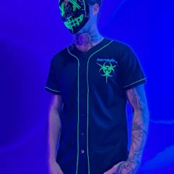 Jarmoo Biohazard Hardstyle Blacklight Green Jersey