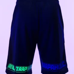 Jarmoo Trap Squad Blacklight Basketball Shorts Bottoms