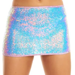Roma Sequin Fitted Mini Skirt Womens