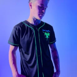 Jarmoo Biohazard Hardstyle Blacklight Green Jersey