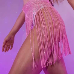 Hot And Delicious Mo' Money Mo' Jewels Cover Up Skirt