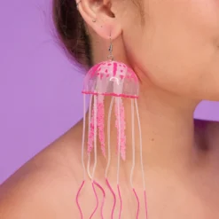 AE Neon Jellyfish Earrings