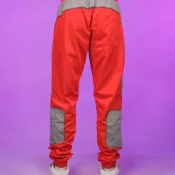 EPTM Fire Red & Grey Nylon Pants