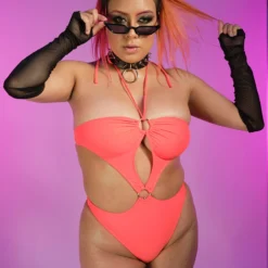 Hot And Delicious Orange First Class Bodysuit New