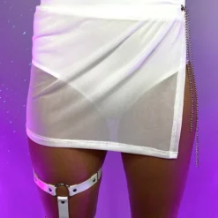 OhYes Fashion Pray For Me Mesh Skirt New