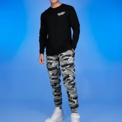 Phillip Marciano LLC Pants X Joggers Grey Camo Men's Joggers