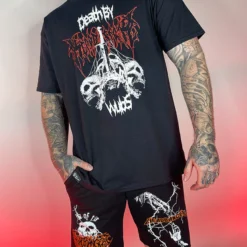Jarmoo Rise Of The Headbanger Shorts New