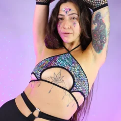 Roma New Astro Candy Underboob Tie Top