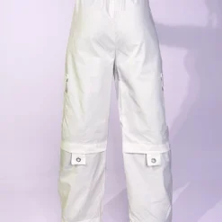 AE New 90's Baby White Oversize Cargo Pants