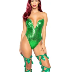 Roma 2pc Poison Ivy Sequin Costume