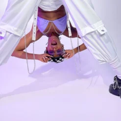 AE New 90's Baby White Oversize Cargo Pants