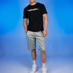 Phillip Marciano LLC Grey Slant Zipper Men's Shorts 6 Phillip Marciano LLC Grey Slant Zipper Men's Shorts