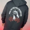 Jarmoo Pray To The Holy Bass God Headbanger Hoodie New