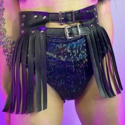 Daisy's Corsets New Fringe Society Vegan Leather Skirt