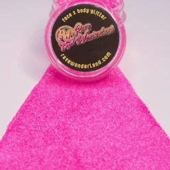 Xucai Neon Pink Black Light Reactive Fine Glitter Accessories