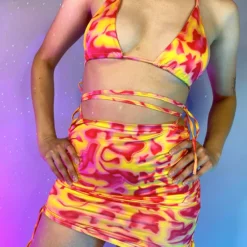 AE New 2pc U Be Trippin' Skirt Set