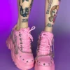 Realplay Corp Baby Pink Space Candy Chain Sneakers Womens