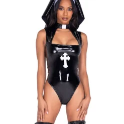 Roma 2pc Misbeheaven Nun Costume Womens
