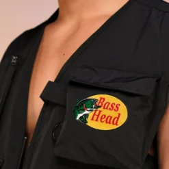 Jarmoo Basshead Black Fishing Utility Vest