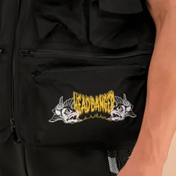 Jarmoo Basshead Black Fishing Utility Vest