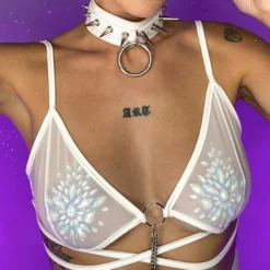 OhYes Fashion Pray For Me Strapped Chain Top New