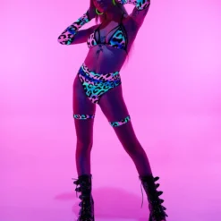 Elizabeth Acid Jungle Triangle Bandana Mens