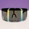 GloFX Sunglasses Visor - Rainbow Gradient