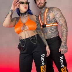 555stickers Rave Hub Black Sweatpants Womens 9 555stickers Rave Hub Black Sweatpants Womens