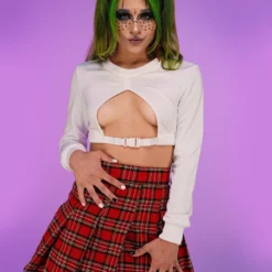 AE Buckle Keyhole Crop Top New 19 AE Buckle Keyhole Crop Top New