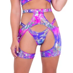 Roma Violet Rebel Buckle Chaps New